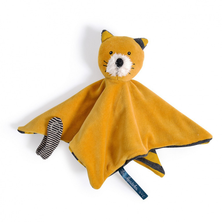 Doudou Chat Moutarde Lulu - Les Moustaches - Accueil - Moulin Roty - FOX &  Cie