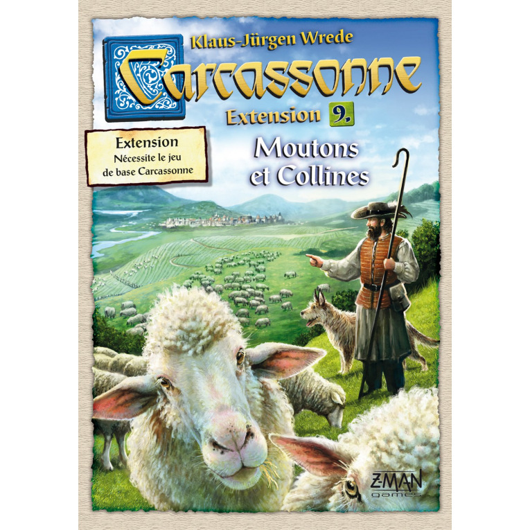 Carcassonne 2.0 - ext. 09 - Moutons et Collines