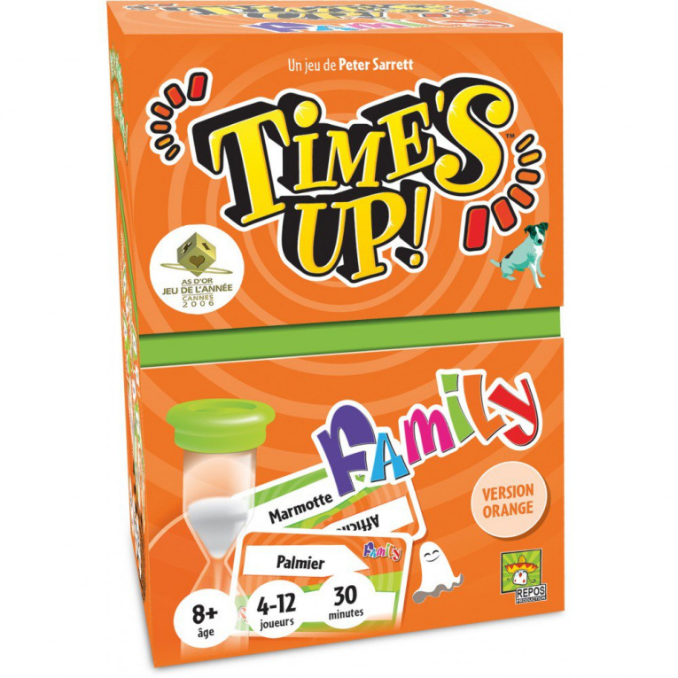 Time's Up! - Version Belge - Family 2 - Orange - Jeux de société - Repos  Prod - FOX & Cie