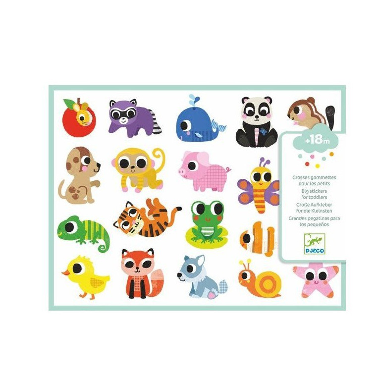 Stickers Pour les Petits : Bébés Animaux