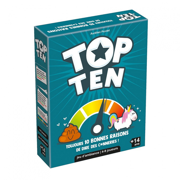 Top Ten - Jeux de société - Cocktail Games - FOX & Cie
