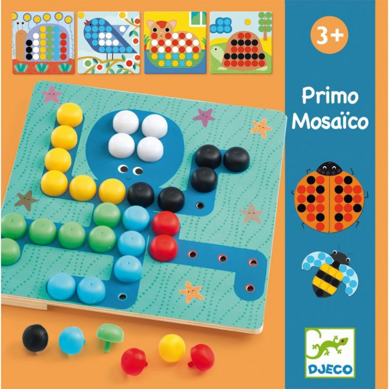Loisir créatif - jeu mosaïque - Primo Mosaico - Djéco - La Maison de Zazou