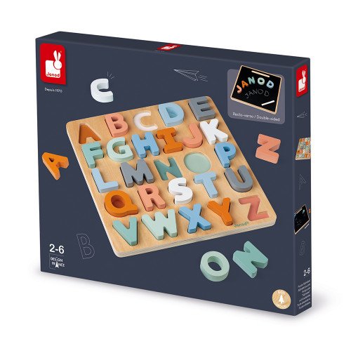 Puzzle Alphabet en bois - Jouets en bois - Janod - FOX & Cie