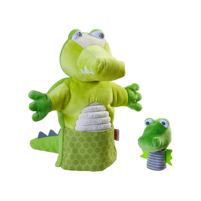 Marionette Crocodilet et son bébé