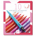  10 felt brushes - Pop colours 