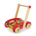 Janod - Chariot de marche ABC Buggy Tatoo - 30 Cubes