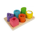 Janod - Puzzle sensoriel 6 cubes I Wood
