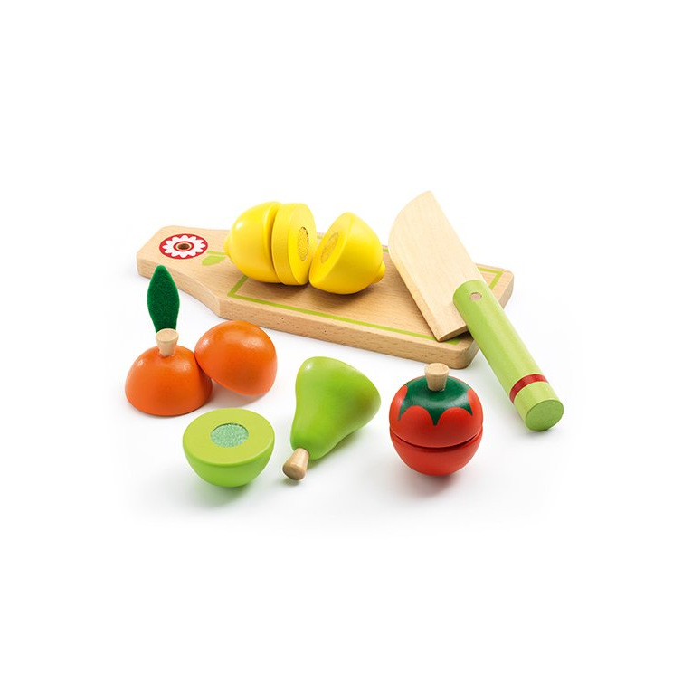 Gourmandises - Fruits Et Légumes À Couper - Imagination - Djeco - FOX & Cie