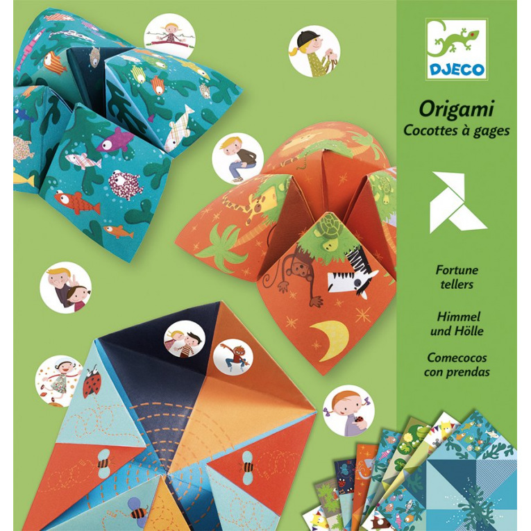 Djeco - Origami - Cocottes À Gages - Animaux