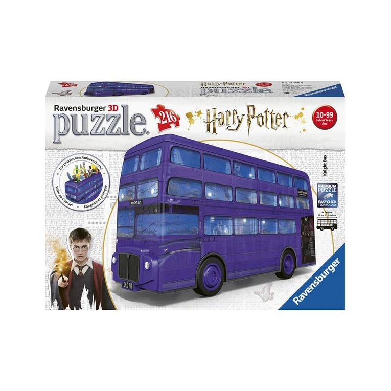 Puzzle 3D Harry Potter Bus - Puzzles - Ravensburger - FOX & Cie