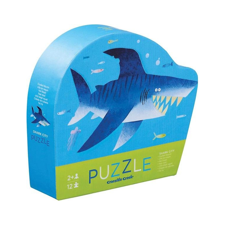 CROCODILE CREEK - 3841182 - 12 Pcs Mini Puzzle/Shark