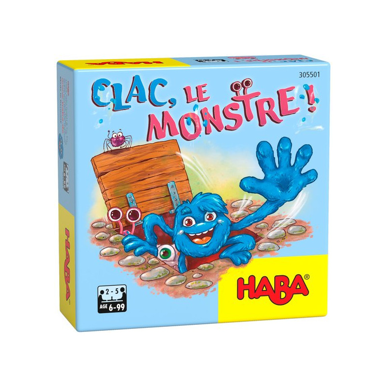 HABA -Super Mini Jeu - Clac, le monstre