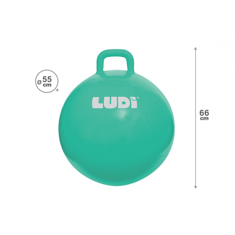 Ballon sauteur bleu – LUDI