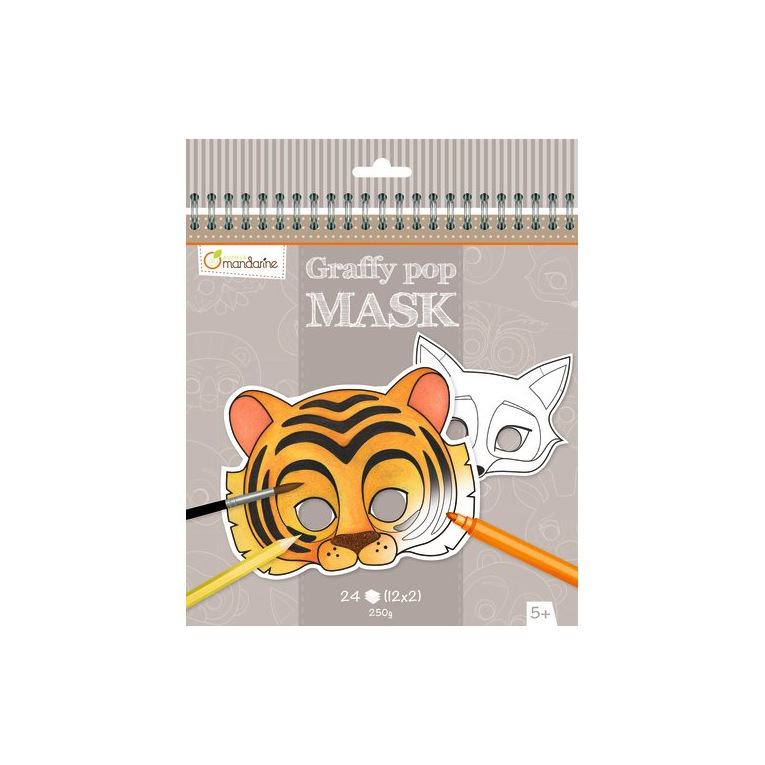 AV MAND - Graffy Pop Mask. Animaux - GY023