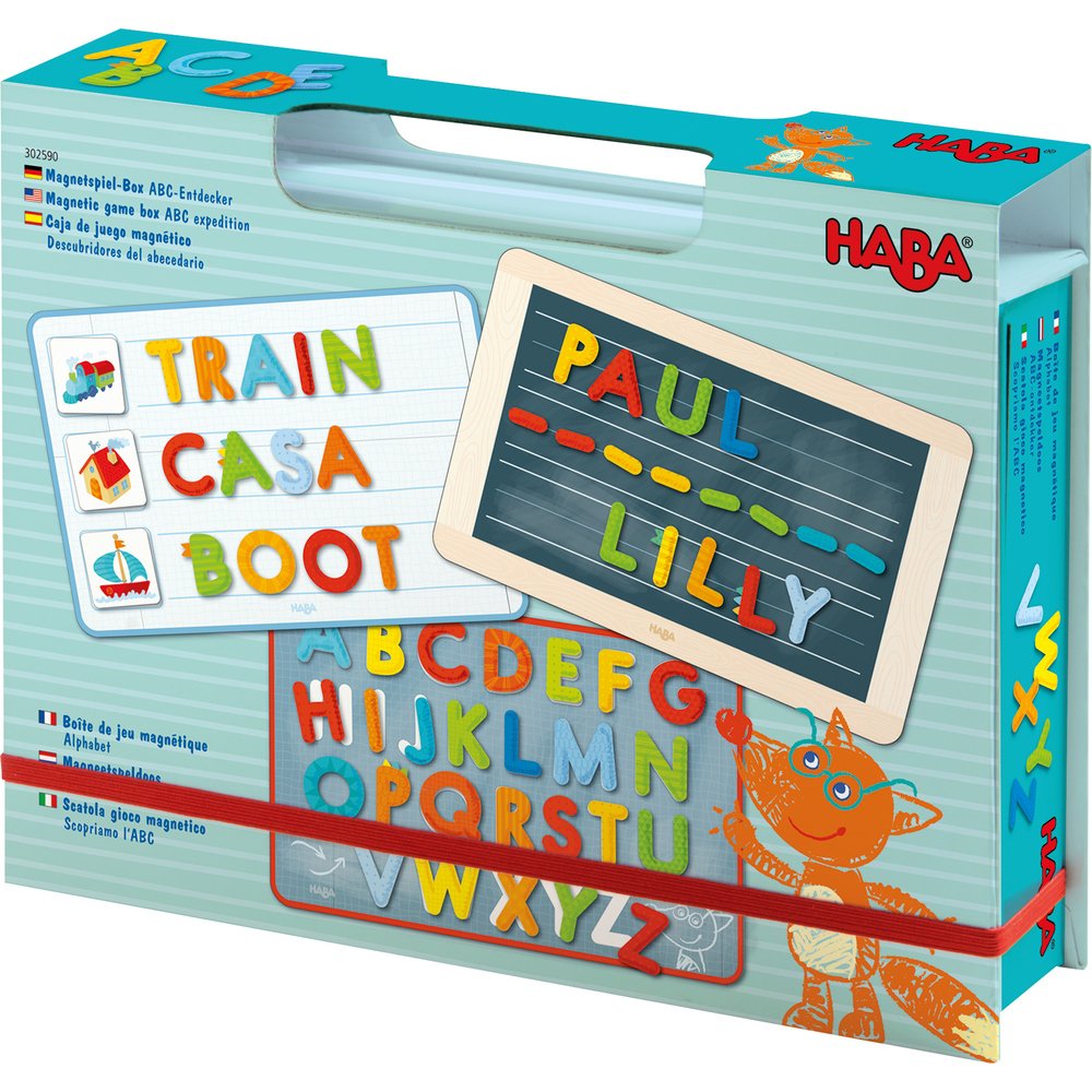 HABA - Boîte de jeu magnétique - Jeu éducatif - Monde des animaux - 3 ans  et plus - 306279
