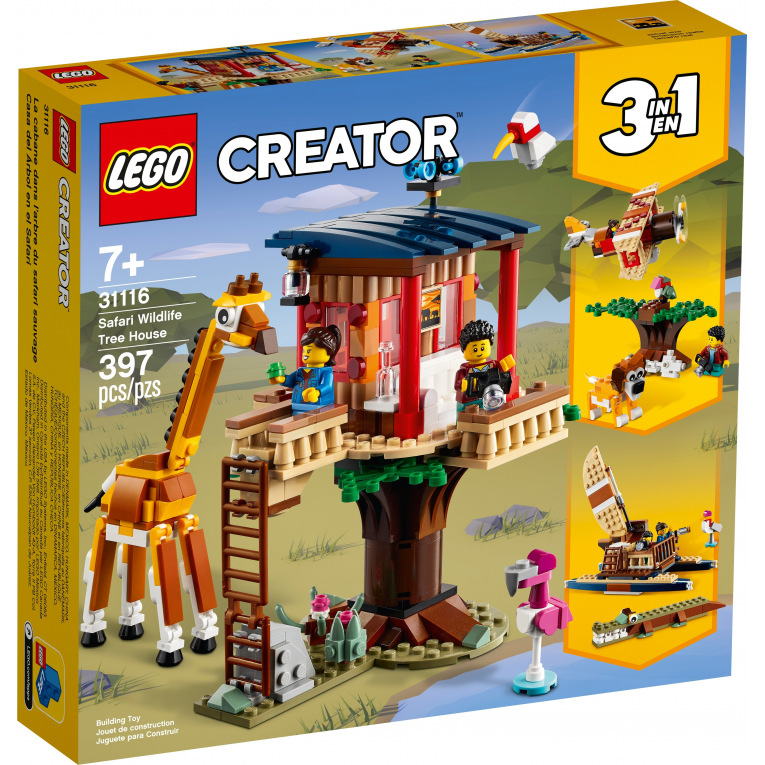 La cabane dans l'arbre du safari - Jeux de construction - Lego - FOX & Cie