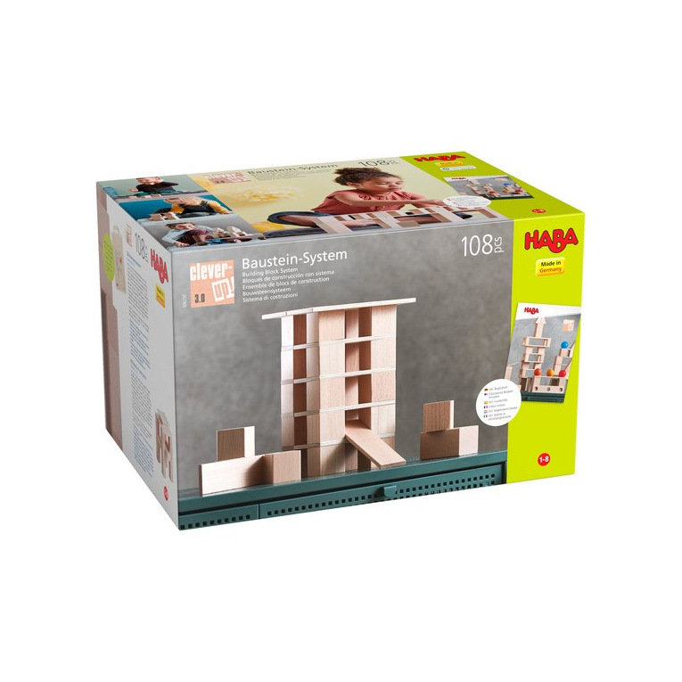Haba - 306250 -  Blocs de construction  CleverUp 3.0 108 pièces
