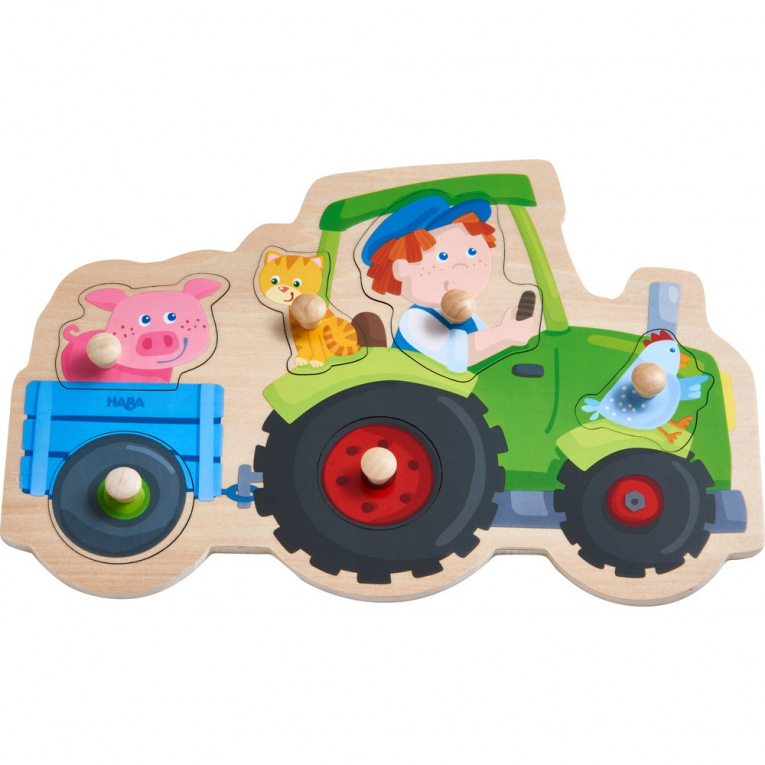 HABA - 305550 - Puzzle Jolie balade en tracteur