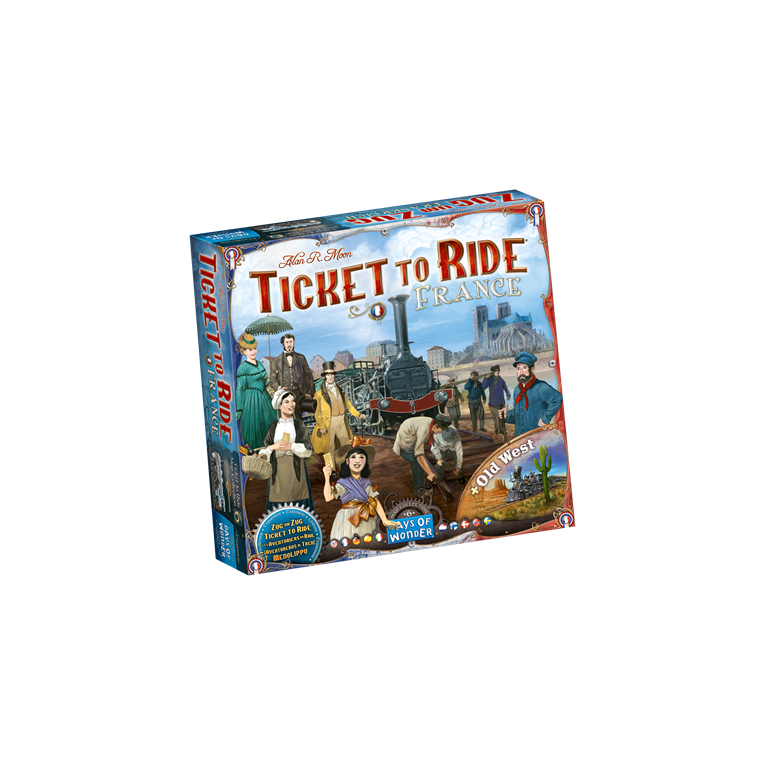 DAYS OF WONDER - 720128 - Ticket to Ride - Map - France-Old West