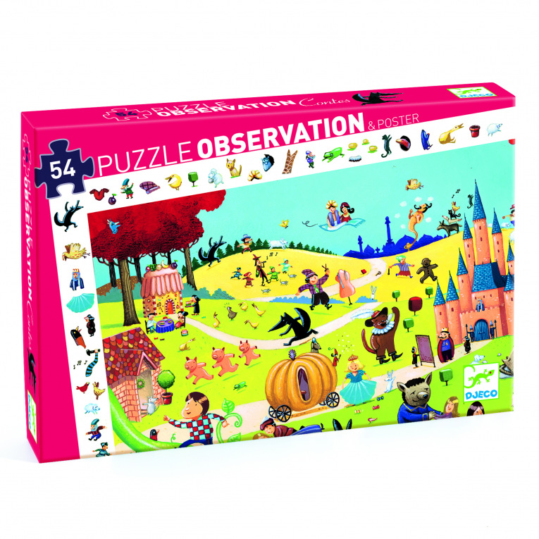 Puzzle D'Observation Contes 54 pcs