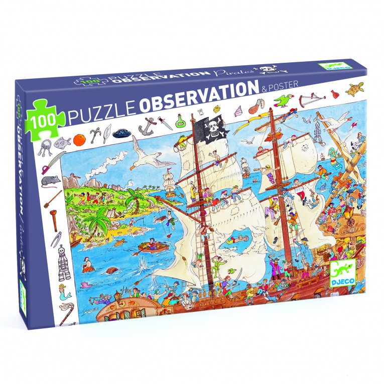 Puzzle D'Observation Pirates 100 pcs