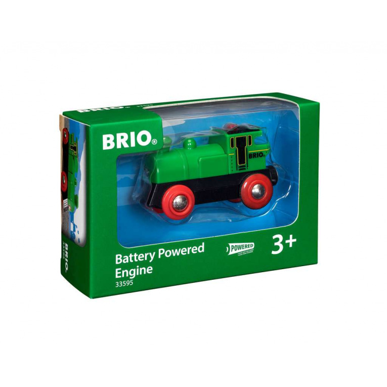 BRIO - Brio World LOCOMOTIVE A PILE BI DIRECTIONNELLE VERTE  - 33595