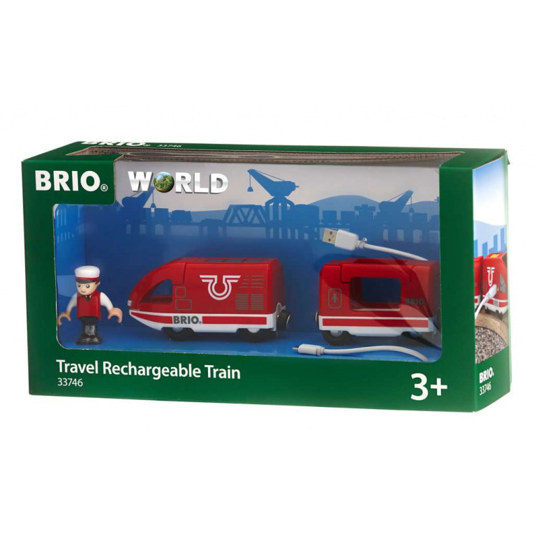 BRIO - Brio World TRAIN DE VOYAGEUR RECHARGEABLE - 33746