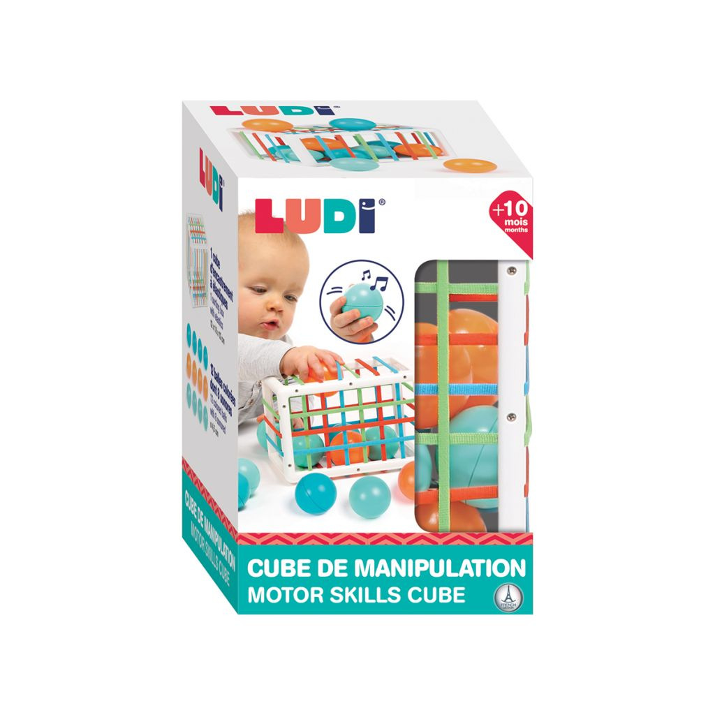 Cube de manipulation sensoriel Ludi