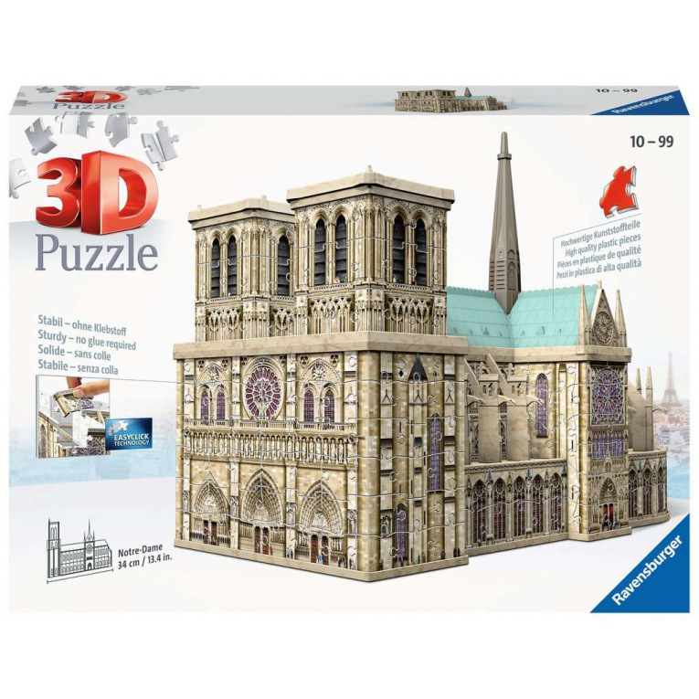 RAVENS - Puzzle 3D Notre Dame - Paris - 125234