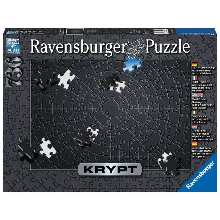 RAVENSBURGER - 152605 - Ravensburger - Puzzle 654 pièce Krypt Black
