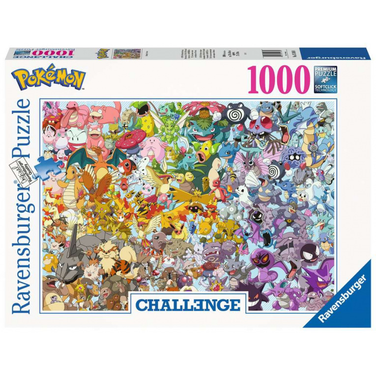 RAVENSBURGER - 151660 - Ravensburger - Puzzle 1000 pièce POK: Pokémon