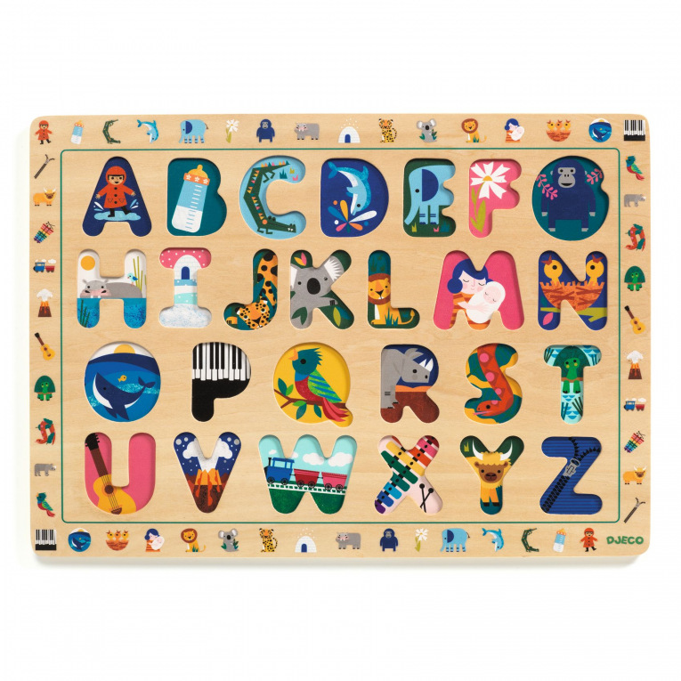 DJECO - DJ01808 - Puzzle ABC International