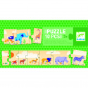 Puzzle Djeco - Petits et grands - 10pcs - DJ08189