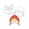 Graffy Pop Mask, Contes de Grimm - Masques à colorier