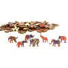 Eureka 2D RainboWooden Puzzle - Elephant