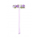 Couronne de fleurs - Rose Garland Halo, Lilac