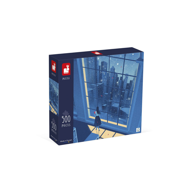 JANOD - J02510 -  PUZZLE LA NUIT BLEUE - 500 PCS