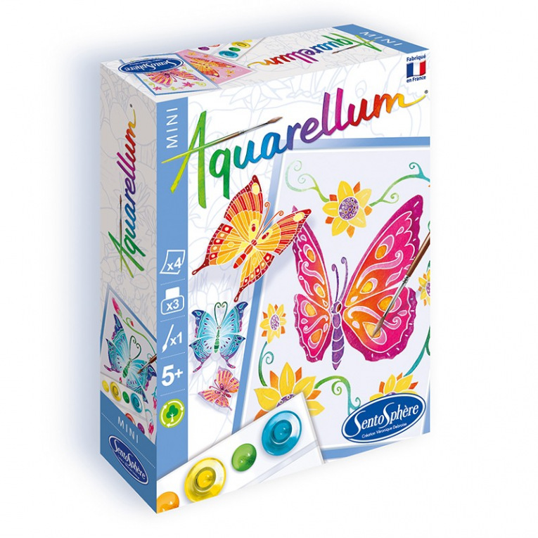 Sentosphère - Aquarellum Mini- Papillons