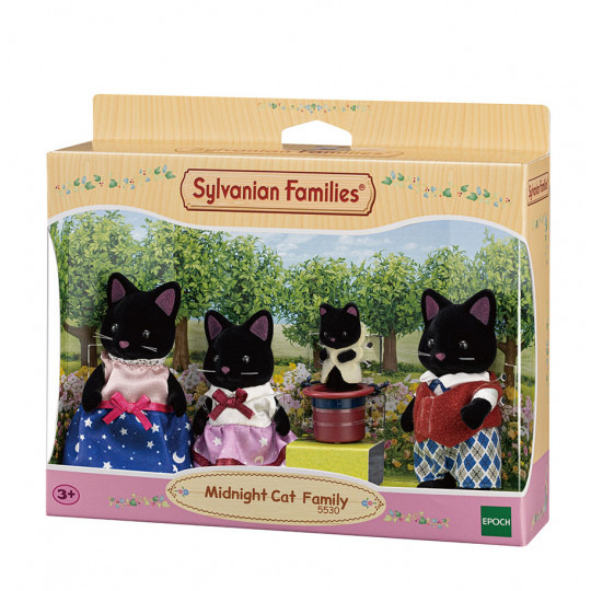 La famille Chat Magicien - Sylvanian Families - 5530 - Figurines