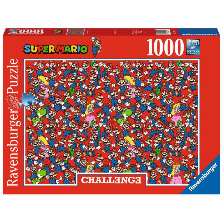 Puzzle Ravensburger  - Super Mario Challenge - 1000 Pcs - 165254
