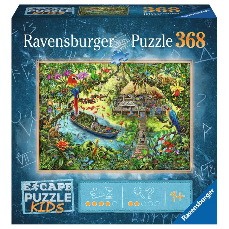 Puzzle Ravensburger - Escape Kids : Un safari dans la jungle - 368 Pcs - 129348
