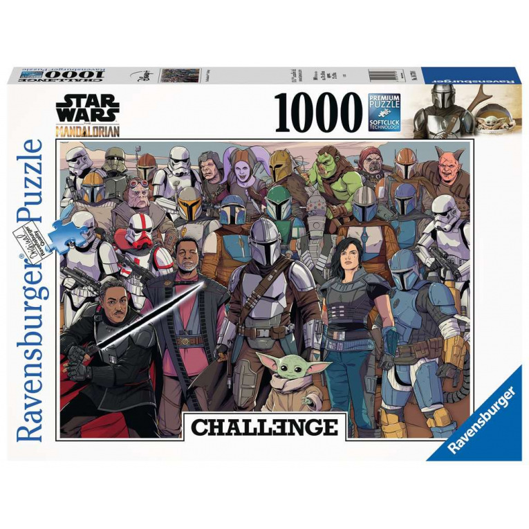 Puzzle Ravensburger - Star Wars Mandalorian Baby Yoda - 1000 Pcs - 167708