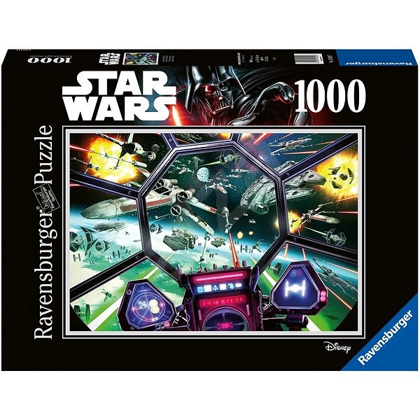 Puzzle Star Wars 1000 pièces - Cockpit du TIE fighter
