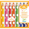 8 colouring pencils for little ones