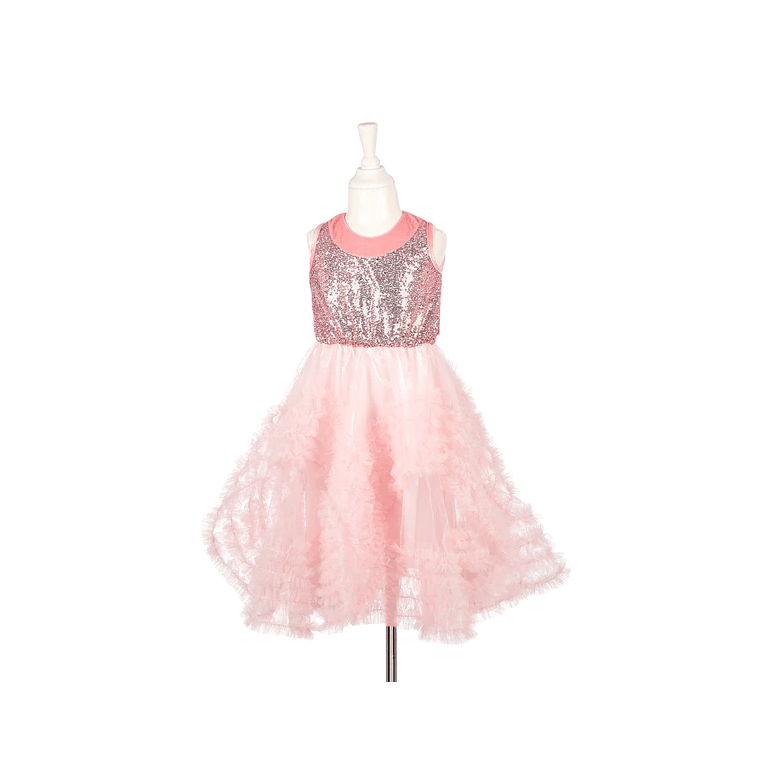 Robe de princesse rose Anne-Claire 98-104 cm