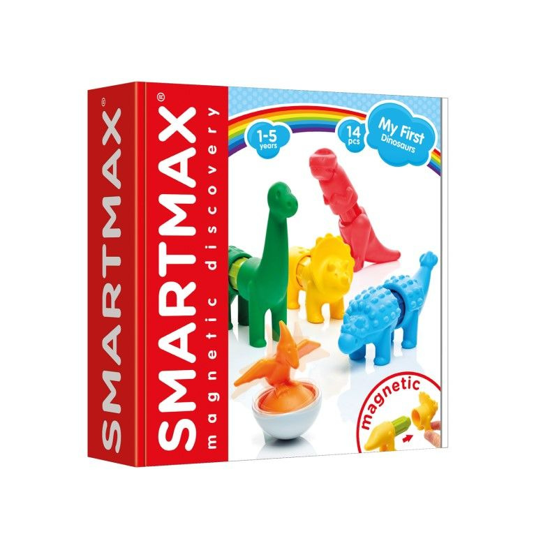 Smartmax mes premiers dinosaures jeu de construction magnétique (14 pcs)