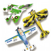 3 papieren vliegtuigmodellen om in te kleuren