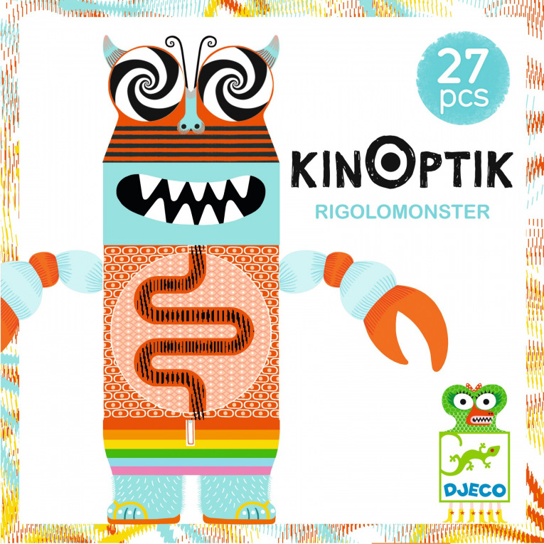 Kinoptik rigolomonster jeu de construction et d'animation