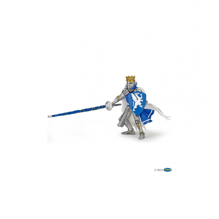 Papo - Koning met blauwe draak - 39387