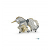 Papo - Cheval du Maître des armes cimier licorne - 39916